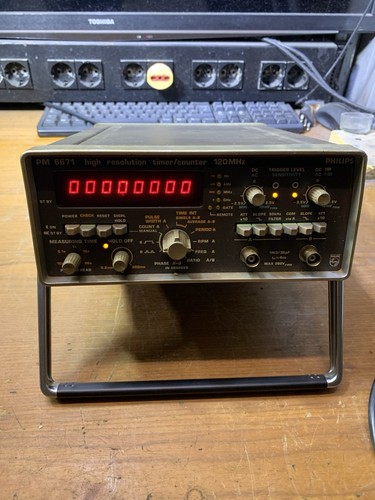 Philips 6671 frequenzimetro - philips,