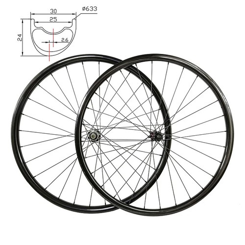 Set ruote carbonio pollici - set,
