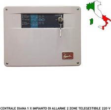 Centrale Antifurto Diana Impianto Antifurto 2 Zone Garage Espandibile Con Sirene