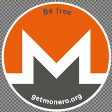 3 x MONERO XMR Crypto Sticker Logo Decal Cryptocurrency Self-Adhesive Label HQ