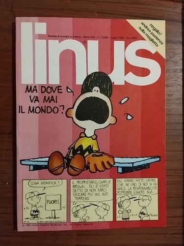 Linus rivista fumetti - linus, e