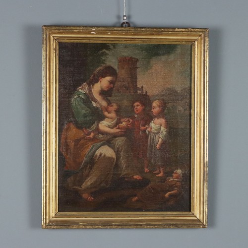 Dipinto antico allegoria della - allegoria,