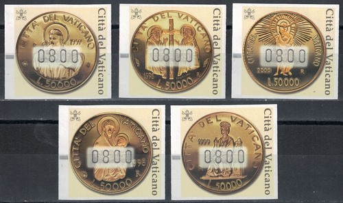 Vaticano 2001 monete - 2001, d'oro