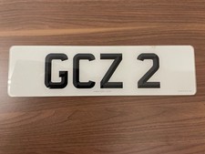 Corto Singola Cifra 3x1 Raro GCZ 2 NUMERO DI IMMATRICOLAZIONE AUTO PRIVATA