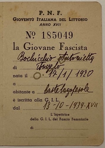 Gioventù italiana del - italiana,