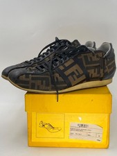 Fendi Shoes 7E0327 TGH F0JV2 Size 6 sportive zucca jacquard vitell tabacco nero