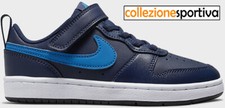 SCARPE BAMBINO/BAMBINA NIKE COURT BOROUGH LOW 2 (PSV)-BQ5451-403 col.blu/azzurro