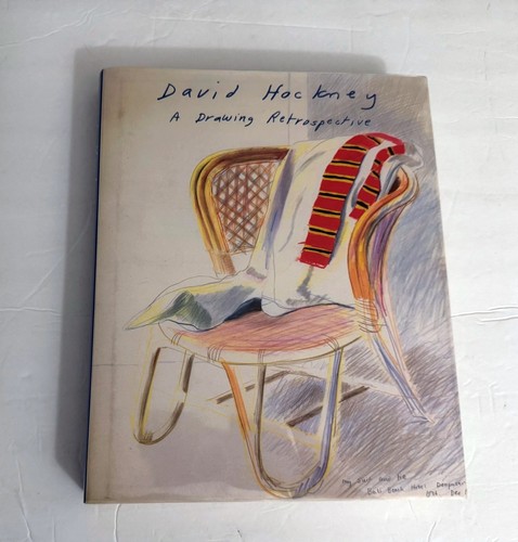 David hockney signed book a - hockney,