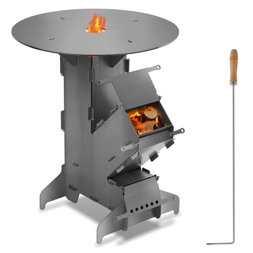 Forno razzo acciaio 3 mm - in,