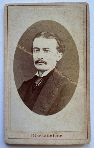 Orig cdv foto fotografia uomo - cdv,