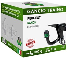Gancio Fisso Peugeot RANCH