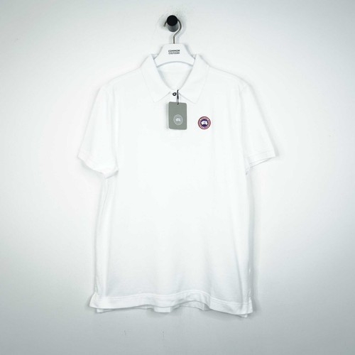 Polo canada goose bianca - polo,