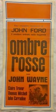 LOCANDINA FILM OMBRE ROSSE - ANNO 1972 - ORIGINALE