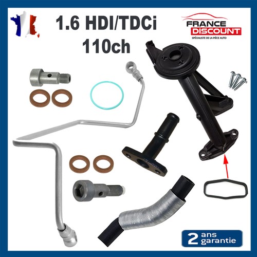 Kit montage graissage turbo - de,