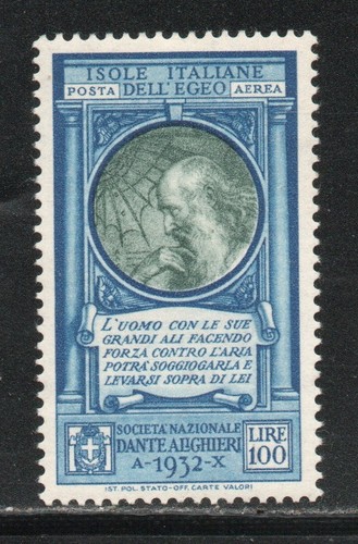 Rrc 1932 colonie egeo - 100, lire