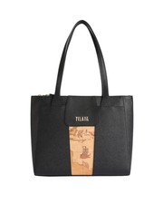 Alviero Martini Prima Classe - Borsa shopping media in tessuto saffiano Windy Ci