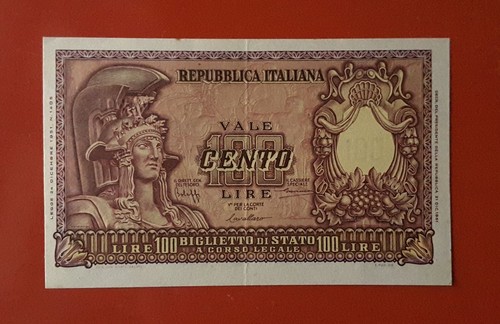 Banconota 100 lire 1951 - banconota,