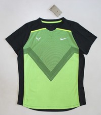 Maglia maglia tennis uomo Nike Rafa Nadal ATP Finals 2022 nuova con etichette (taglia S)