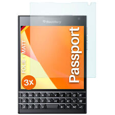 3x pellicola protettiva opaca per BlackBerry Passport protezione display pellicola cellulare antiriflesso