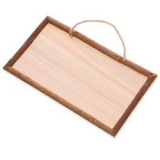  Targa in legno grezzo