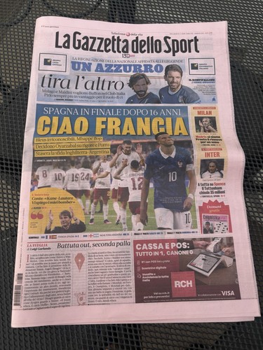 Giornale calcio francia - giornale,