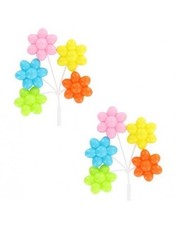 PALLONCINI IN PLASTICA A FIORE