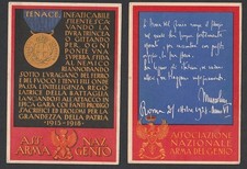 FASCISMO CARTOLINE ASSOCIAZIONE NAZIONALE ARMA DEL GENIO. UNA VIAGGIATA 1935