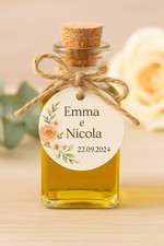 Tag tondi Personalizzati 50 pezzi Matrimonio Anniversario Segnaposto Bomboniere