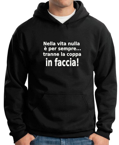 Felpa coppa faccia - in,