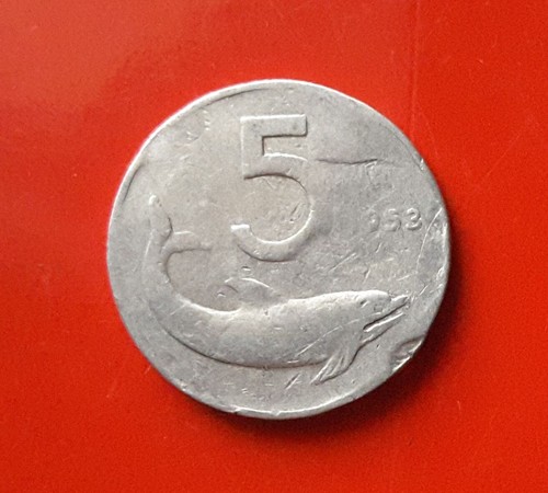 Lire 1953 falsa - 5,