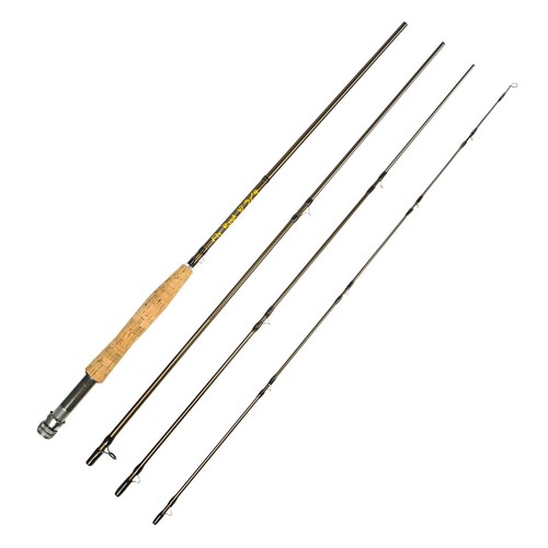 Canna pesca mosca fibra - canna,