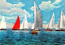 Cartolina Barca a vela regata 