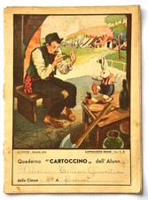 QF45, Cartoccino, , quaderno anni 40 scuola elementari