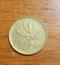 Moneta 20 lire 1975