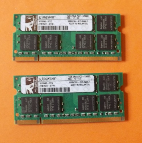 Mémoires ram kingston ddr2 - 2,