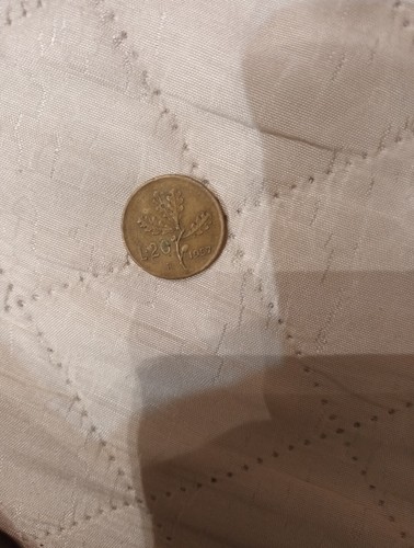 Moneta lire del 1957 - da,