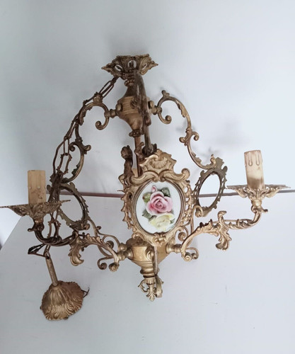 Lampadario antico bronzo - antico, in