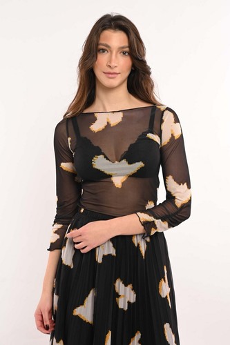 Maglia velata fantasia dixie - velata,