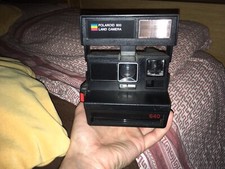 MACCHINA FOTOGRAFICA ISTANTANEA VINTAGE POLAROID close up anni ‘90