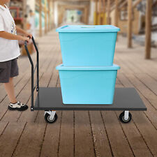 Carrello piattaforma 2000 libbre carrello industriale piatto carrello camion manuale pesante