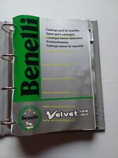 Benelli Velvet 125 -150 scooter 1999 catalogo ricambi originale parts catalogue