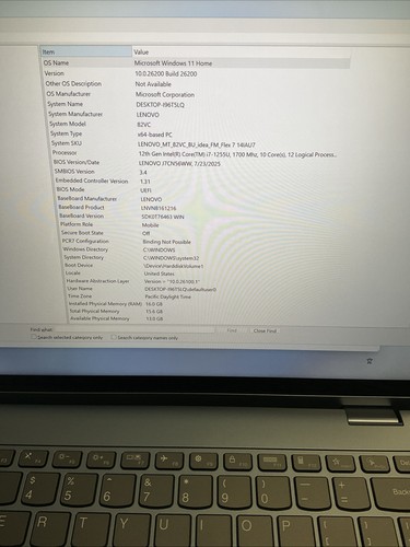 Lenovo flex 14iau7 ts - flex,