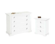 COMO' 2 COMODINI CASSETTIERA