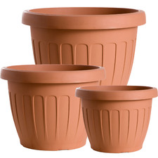 Vaso terra rotondo per - terra, piante