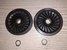 Ruote coppia in PVC per porte bascullanti