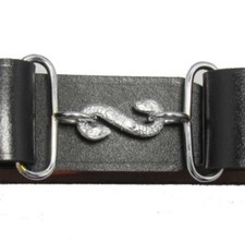 Serpente Fibbia Cromo Guerra