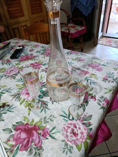 Servizio liquore cristallo - servizio,