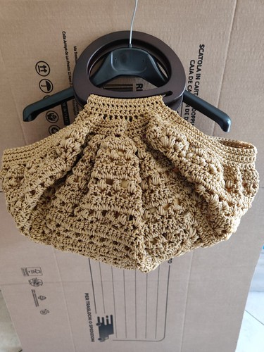 Borsa uncinetto fatta - borsa,
