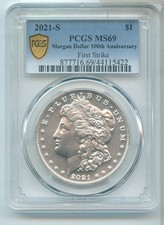 2021-S Morgan Dollaro 100th
