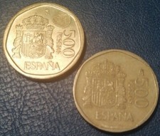 Spagna, Lotto 2 Monete, 500